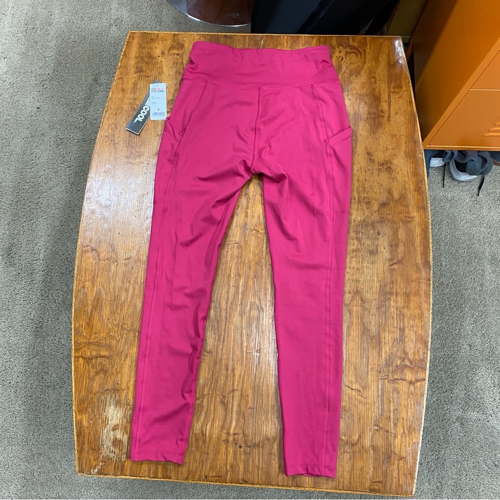 Pink High-Waisted Leggings NWT